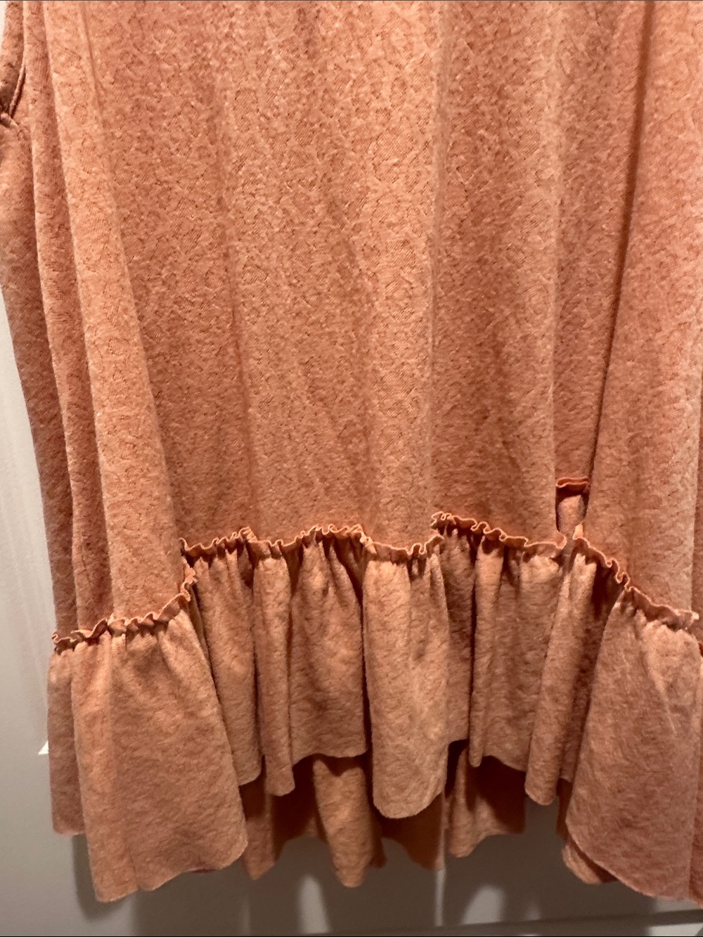 Love Riche Peach Ruffle-Hem Tank - Picture 6 of 9